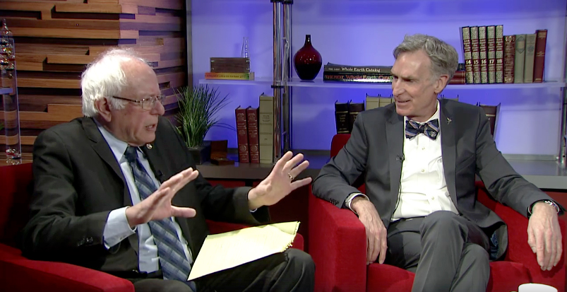 Bill Nye The Science Guy Joins Bernie Sanders For A Facebook Live Chat On Climate Change