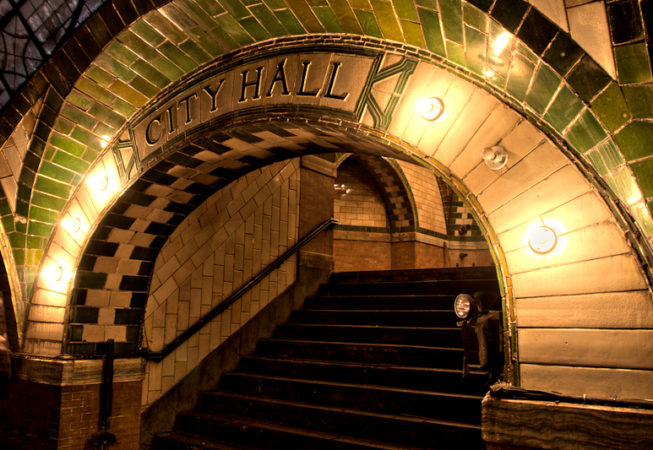 NYC City Hall Subway Station